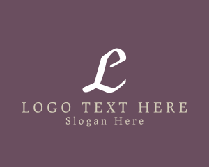 Elegant Cursive Minimalist logo