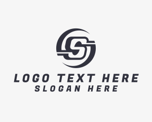 Freight Logistics Letter S logo