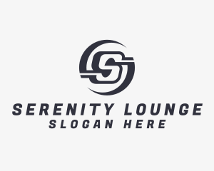 Freight Logistics Letter S logo design