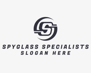 Freight Logistics Letter S logo design