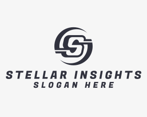 Freight Logistics Letter S logo design