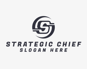 Freight Logistics Letter S logo design