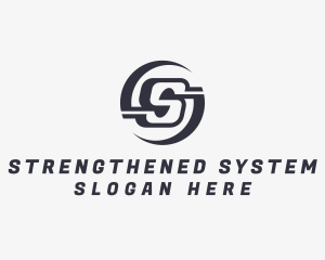 Freight Logistics Letter S logo design