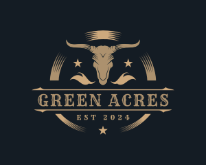 Bull Horn Ranch logo design