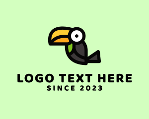 Toucan Bird Cartoon logo