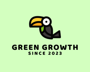 Toucan Bird Cartoon logo