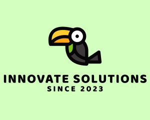 Toucan Bird Cartoon logo