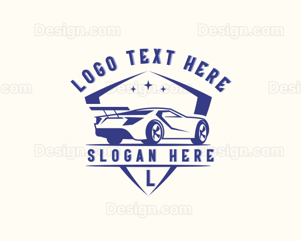 Sparkling Car Vehicle Logo