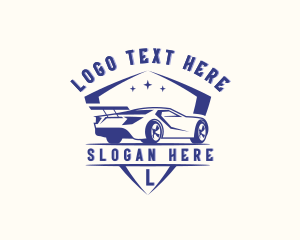 Car - Sparkling Car Vehicle logo design