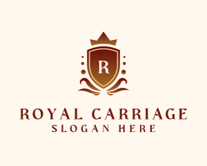 Regal Crown Shield logo design