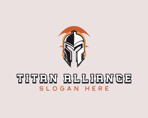 Spartan Warrior Helmet logo