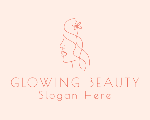 Woman Skincare Salon logo design