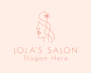 Woman Skincare Salon logo design