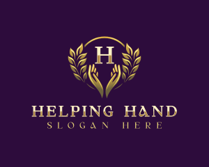 Hand Wellness Spa logo design