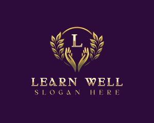 Hand Wellness Spa logo design