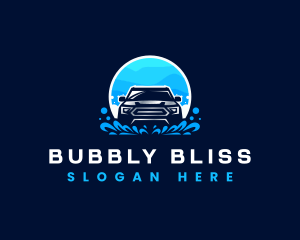 Car Wash Cleaning Vehicle logo design