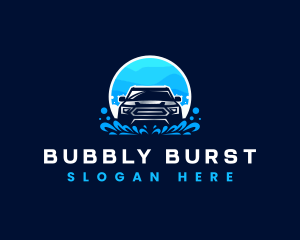 Car Wash Cleaning Vehicle logo design