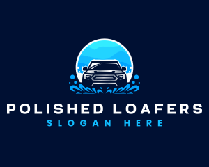 Car Wash Cleaning Vehicle logo design