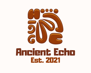 Aztec Wood Carving logo design