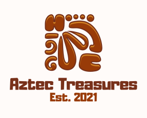 Aztec Wood Carving logo design