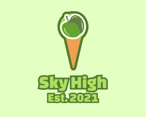 Green Apple Ice Cream  logo