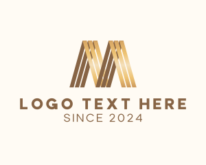 Premium Luxury Letter M Brand logo