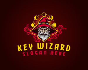 Spellcaster Wizard Gaming logo design