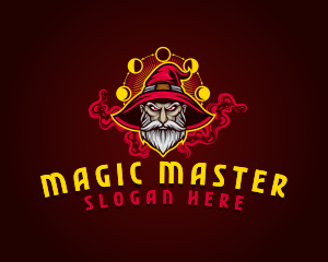 Spellcaster Wizard Gaming logo design