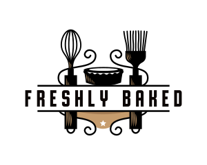 Baking Dessert Bakery logo design