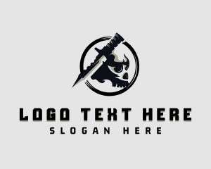 Skull Knife Blade logo