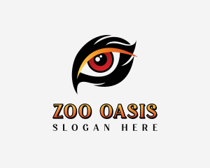 Wildlife Zoo Eye logo design