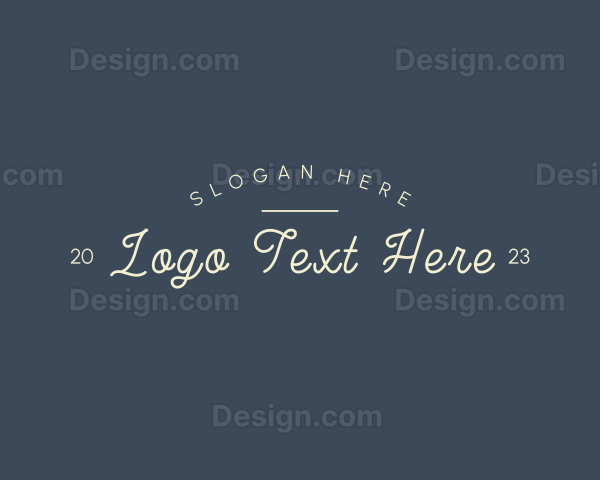 Script Generic Business Logo