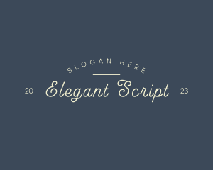 Script Generic Business logo design