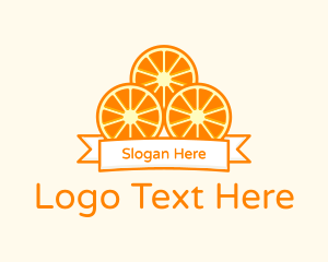 Orange Slices Design Logo