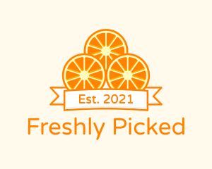 Orange Slices Design logo design