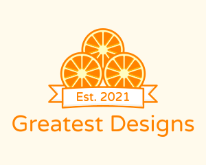 Orange Slices Design logo design