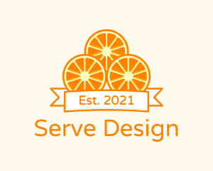 Orange Slices Design logo design