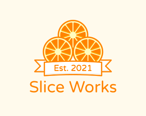 Orange Slices Design logo design