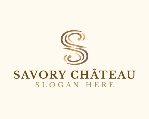 Classic Elegant Luxury Letter S logo design