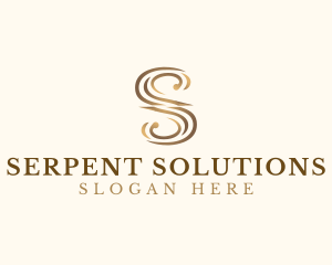 Classic Elegant Luxury Letter S logo design