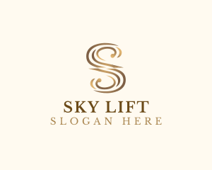 Classic Elegant Luxury Letter S logo design