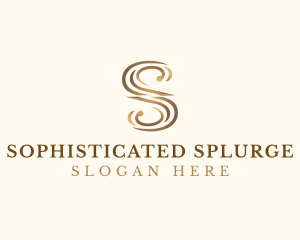 Classic Elegant Luxury Letter S logo design