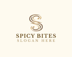 Classic Elegant Luxury Letter S logo design