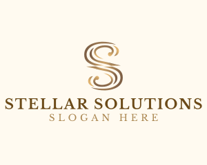 Classic Elegant Luxury Letter S logo design