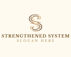 Classic Elegant Luxury Letter S logo design