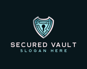 Cyber Security Lock logo design