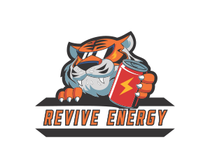 Tiger Energy Drink logo design