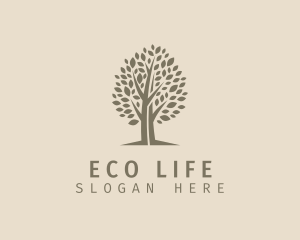 Eco Tree Plant logo design