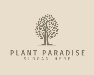 Eco Tree Plant logo design