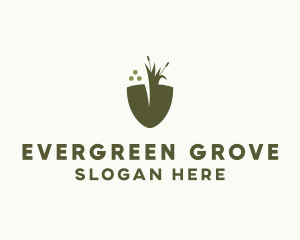 Shovel Lawn Care  logo design